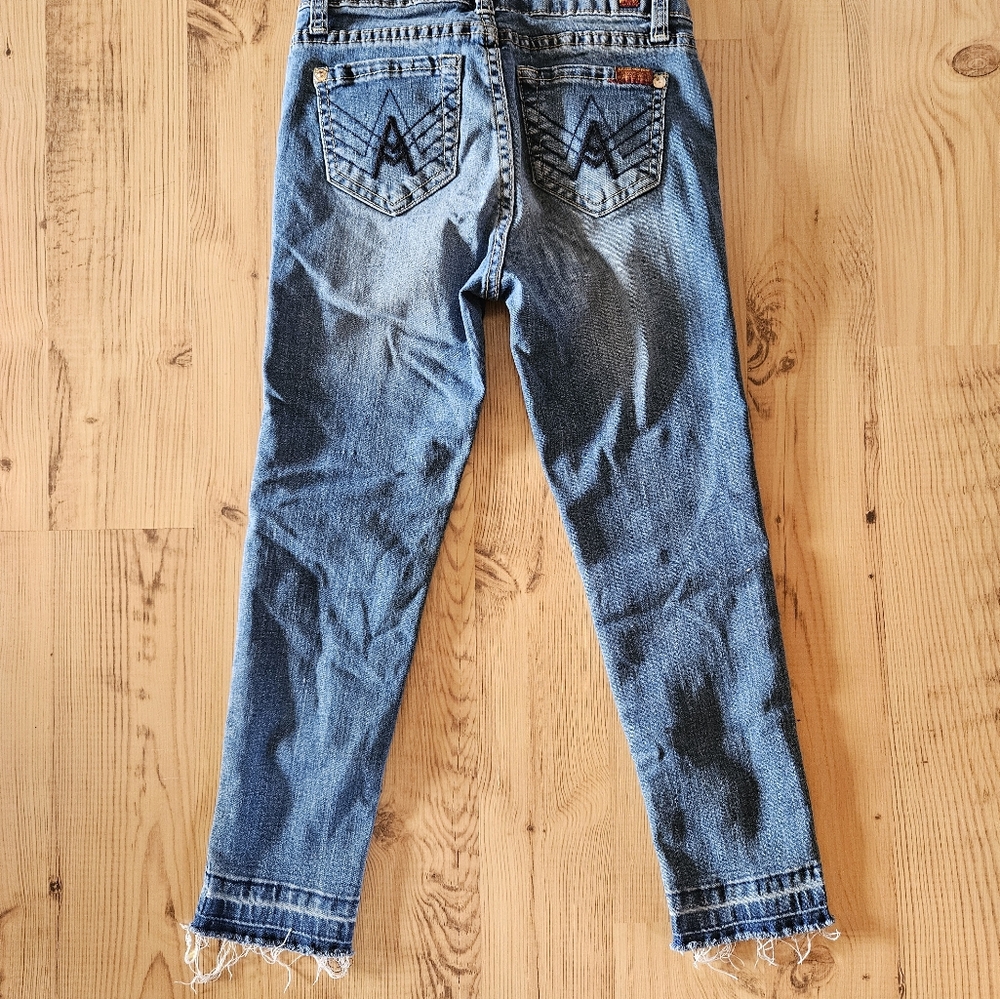 7 For All Mankind Girls Skinny Jeans - Picture 6 of 6
